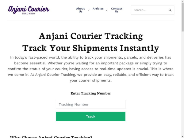 anjani-courier-tracking.com